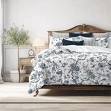 Fine Linens Tree Top Sky Printed Bedding Duvet Set