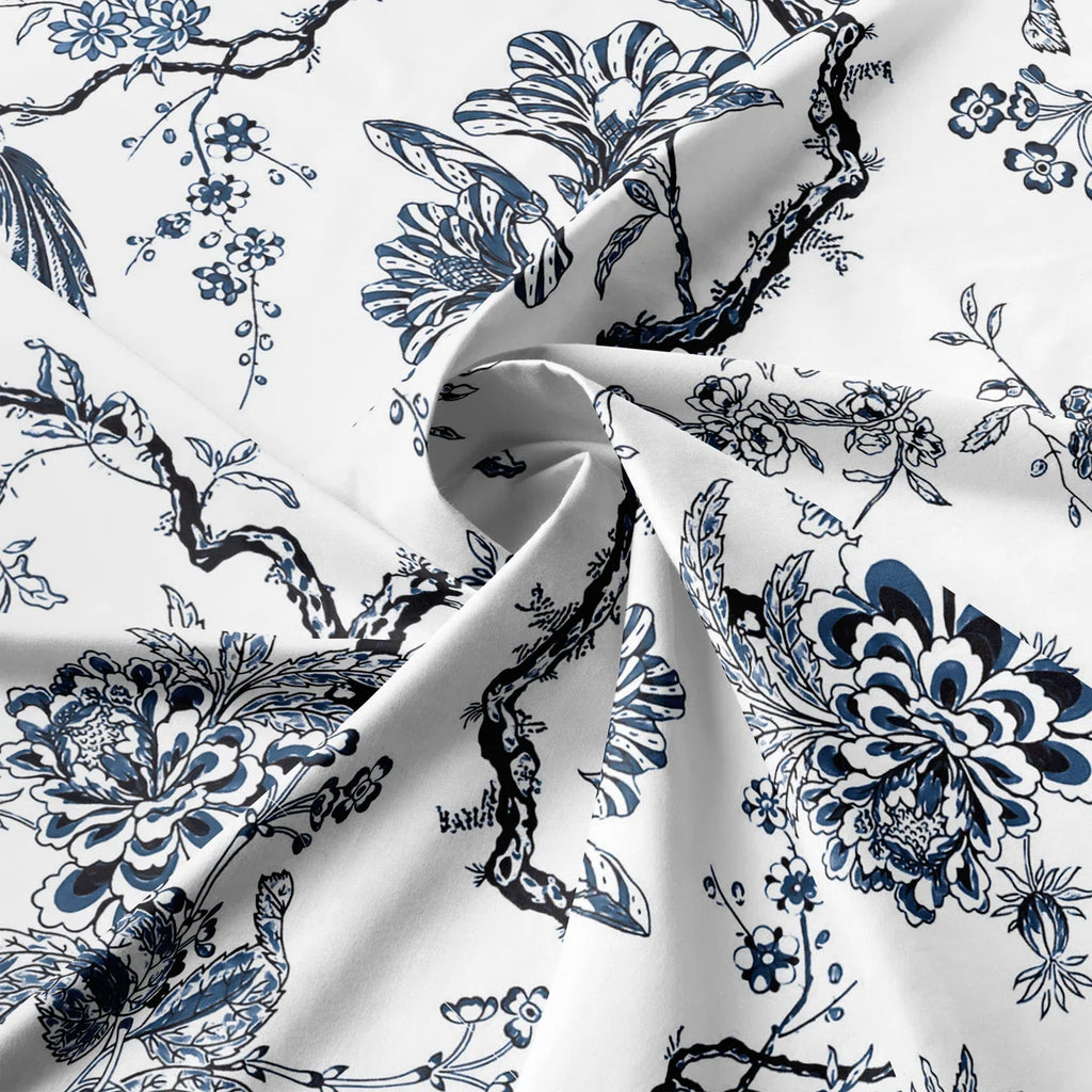 Fine Linens Tree Top Sky Printed Bedding Duvet Set