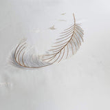 Flying Feather Embroidery Duvet Set - The Linen House