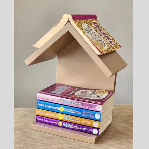 Hut-Shape Table Top Book Storage - The Linen House