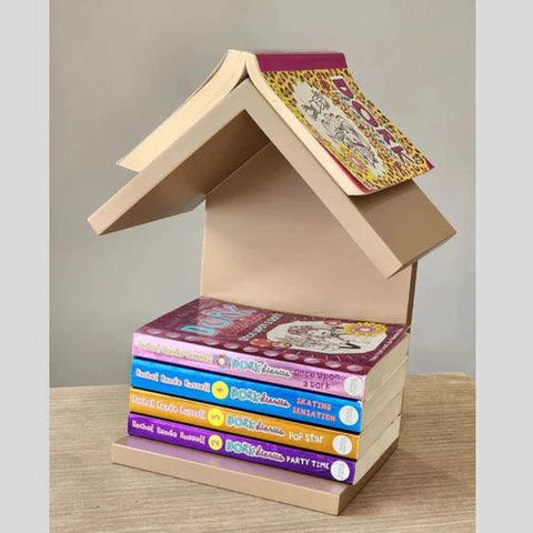 Hut-Shape Table Top Book Storage - The Linen House