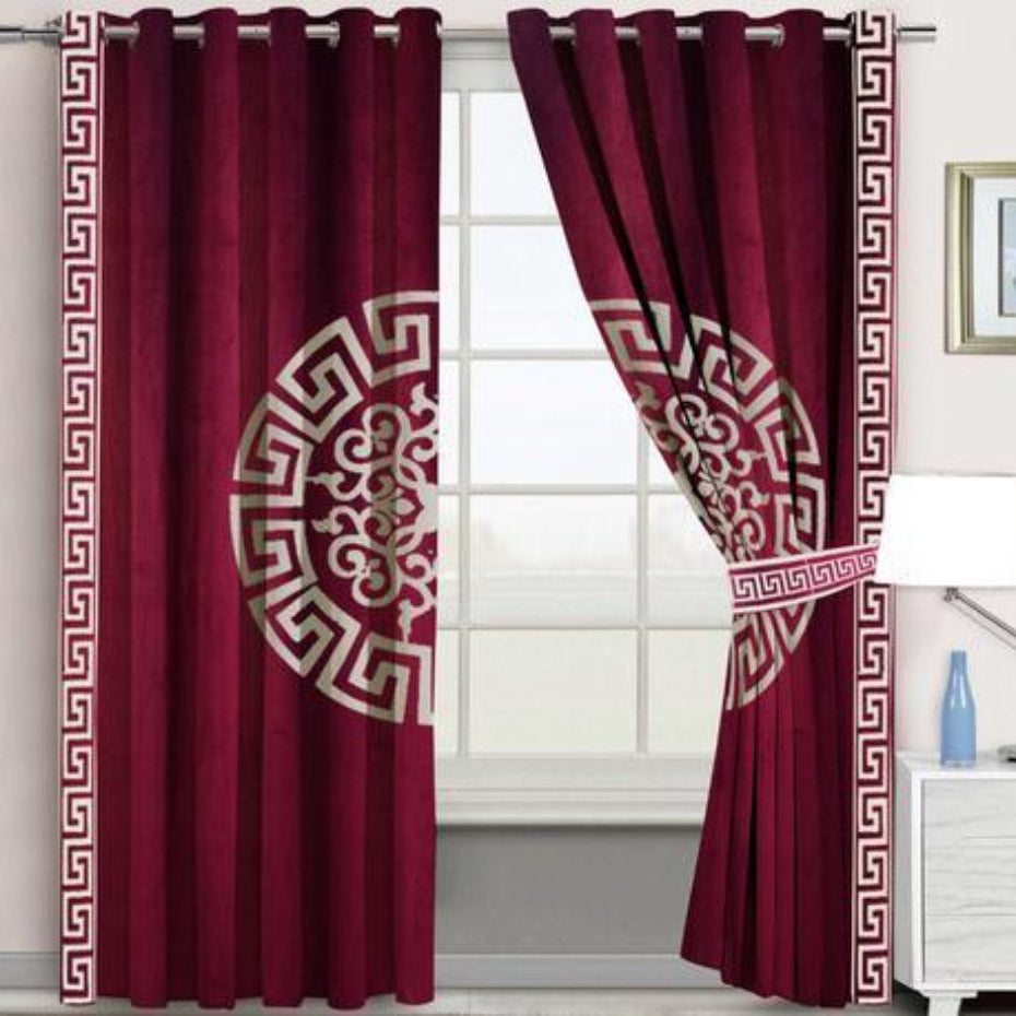 Luxury Velvet Lasercut Curtains – Stylish & Elegant Window Treatment