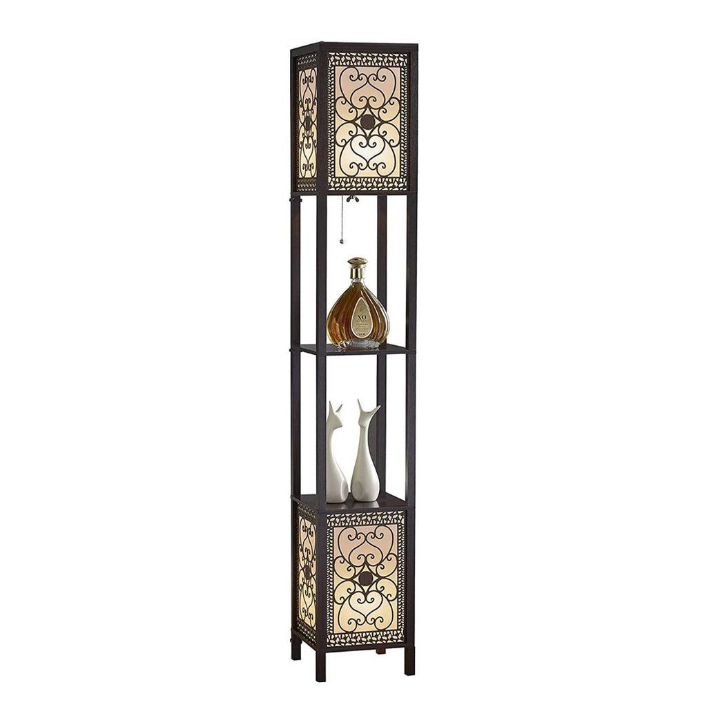 Infinity Heart Shelf Floor Lamp - The Linen House