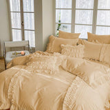 Luxury Cotton Lace Duvet Set - The Linen House