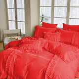 Luxury Cotton Lace Duvet Set - The Linen House