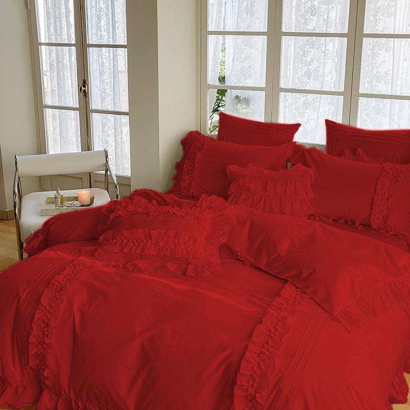 Luxury Cotton Lace Duvet Set - The Linen House