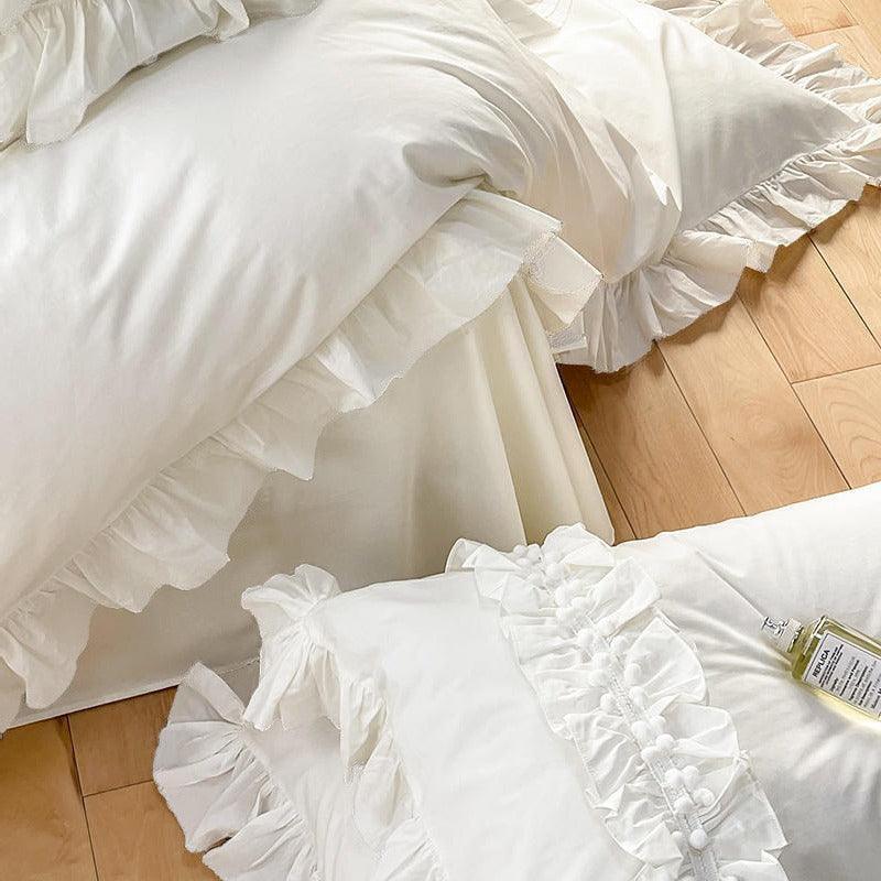 Luxury Cotton Lace Duvet Set - The Linen House