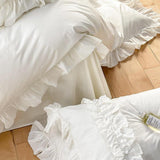 Luxury Cotton Lace Duvet Set - The Linen House