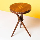Compass Ringel Shisham Table - The Linen House