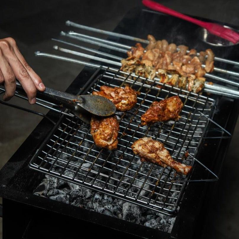 Portable BBQ Grill Stand - The Linen House