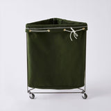 Triangle Canvas Elevated Laundry Basket - The Linen House
