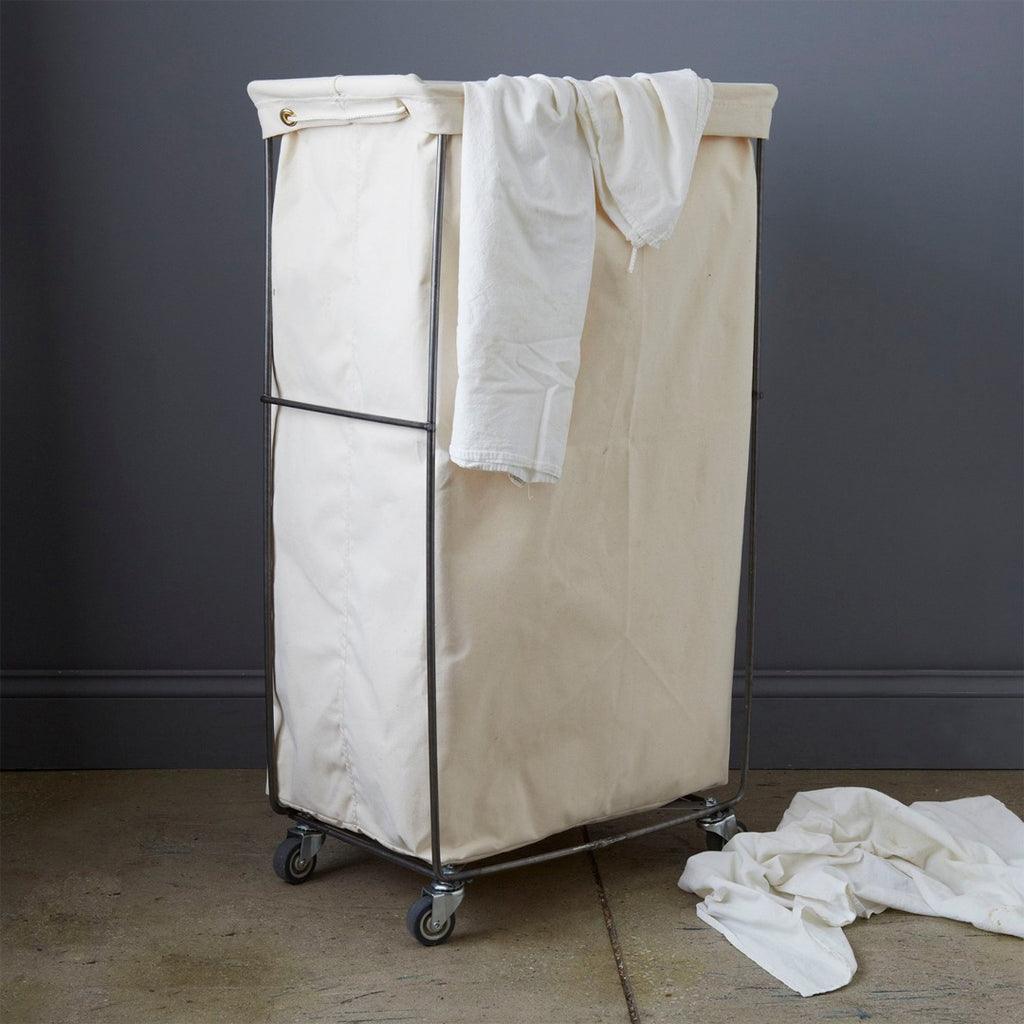 Steele Canvas Elevated Narrow Laundry Basket - The Linen House