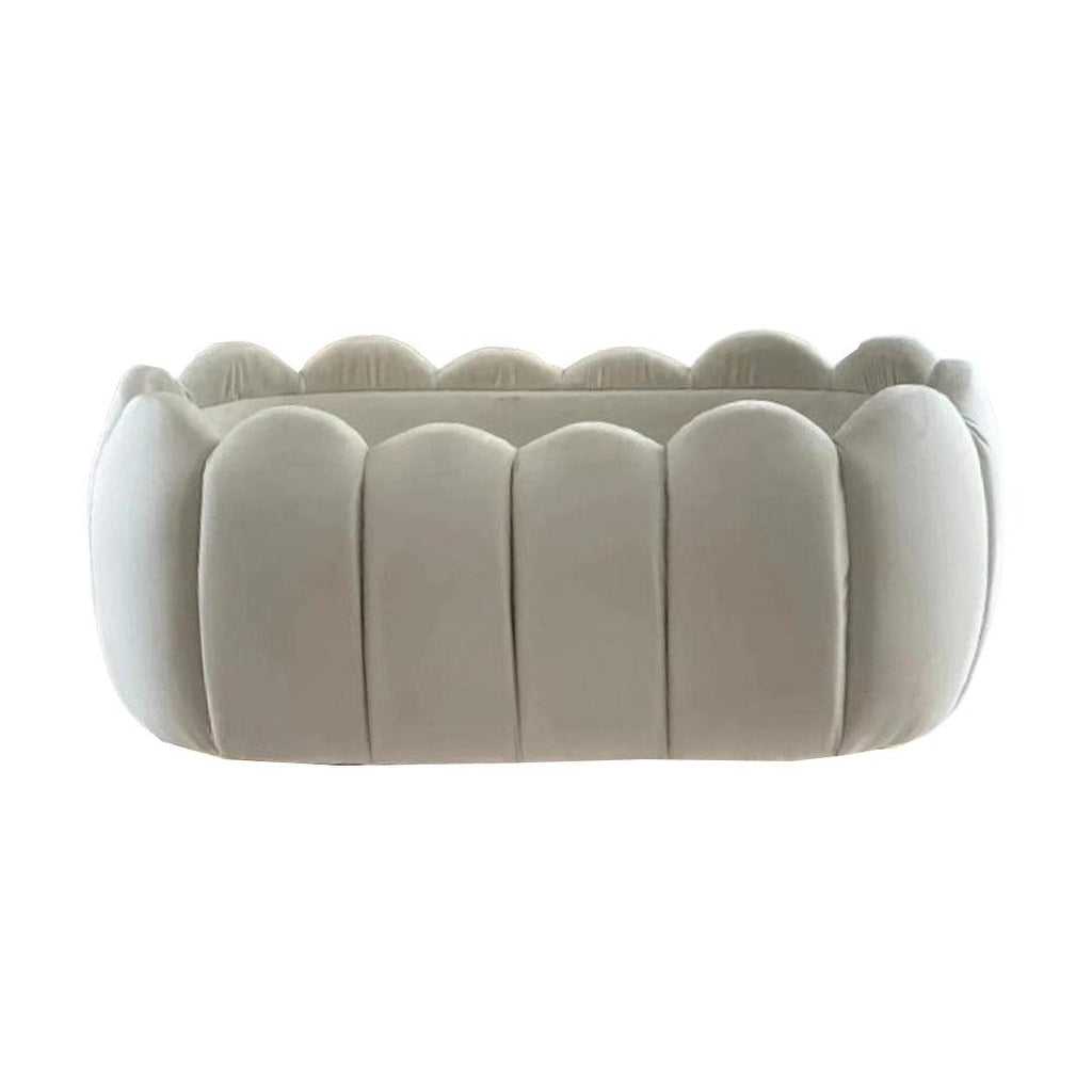 Velvet Tufted Bassinet - The Linen House