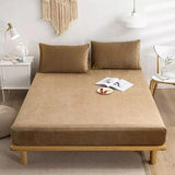 Winter Warm Velvet Fitted Sheet - The Linen House