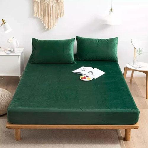 Winter Warm Velvet Fitted Sheet - The Linen House
