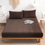 Winter Warm Velvet Fitted Sheet - The Linen House