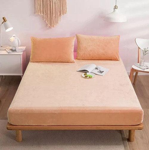 Winter Warm Velvet Fitted Sheet - The Linen House