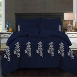 Honesty Embroidered Comforter -King - The Linen House