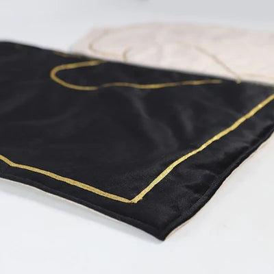 Embroidered Couple Velvet Prayer Mat - The Linen House