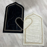 Prayer Mat Set with Heart Design( embroidered)
