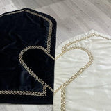 Prayer Mat Set with Heart Design( embroidered) - The Linen House