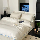 Piano Keys Embroidery Duvet Set - The Linen House
