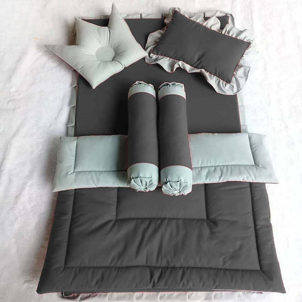 6 PCS CROWN BABY NEST - The Linen House