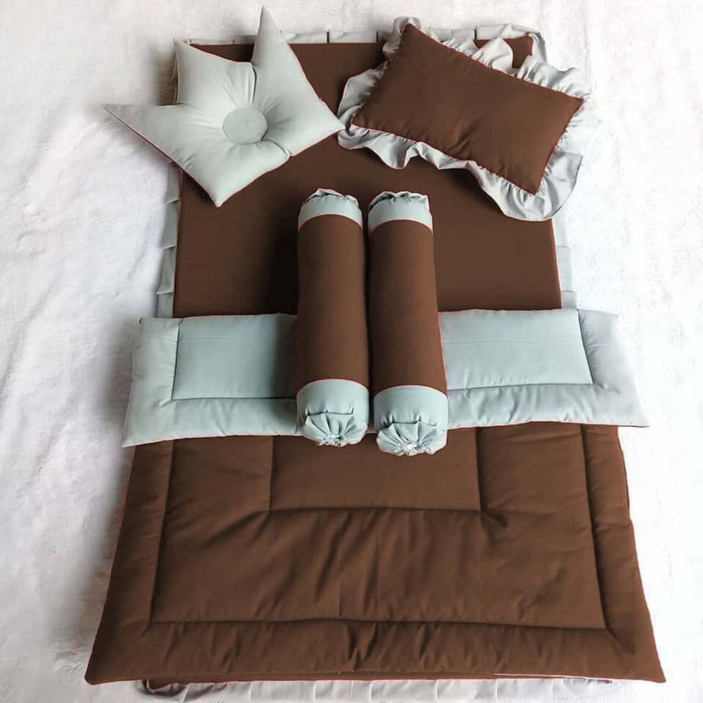 6 PCS CROWN BABY NEST - The Linen House