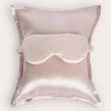 Blush Pink Silk Sleep Set – Pillowcase & Eye Mask