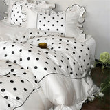 Polka Dots Printed Bedding Duvet Set