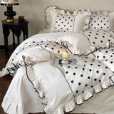 Polka Dots Printed Bedding Duvet Set