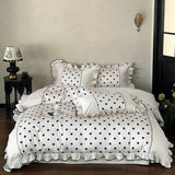 Polka Dots Printed Bedding Duvet Set