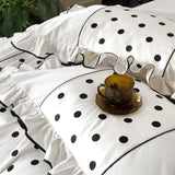 Polka Dots Printed Bedding Duvet Set