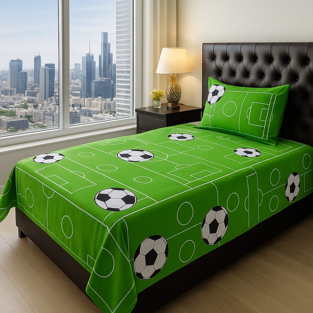 Football Design Kids  Bed-sheet