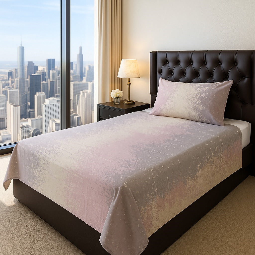 Blush Mist Single Bed Sheet
