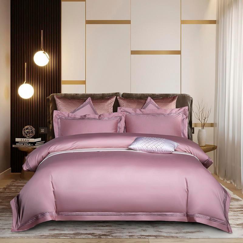 New Luxury Tetra Line Baratta Duvet (Embroidered) - The Linen House
