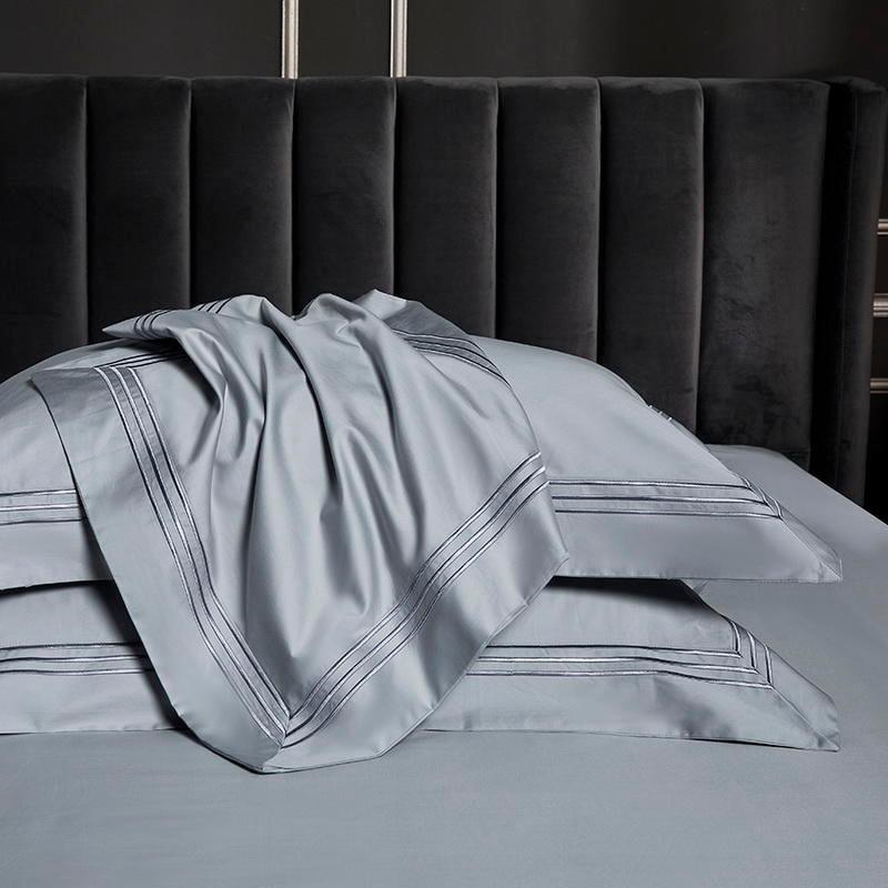 New Luxury Tetra Line Baratta Duvet (Embroidered) - The Linen House