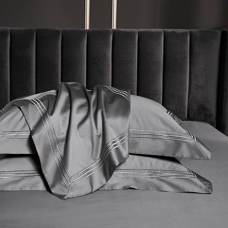 New Luxury Tetra Line Baratta Duvet (Embroidered) - The Linen House
