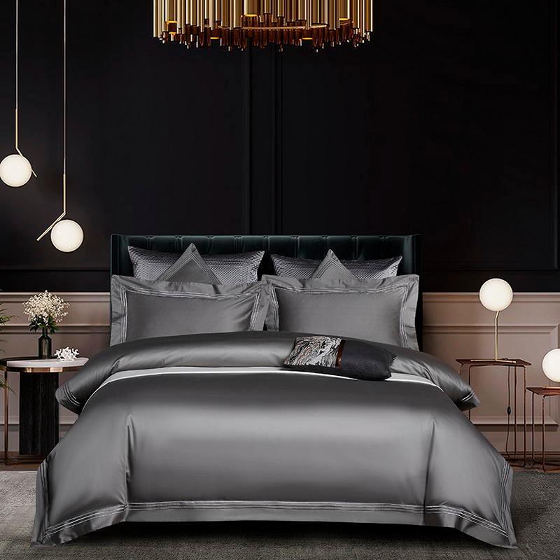 New Luxury Tetra Line Baratta Duvet (Embroidered) - The Linen House
