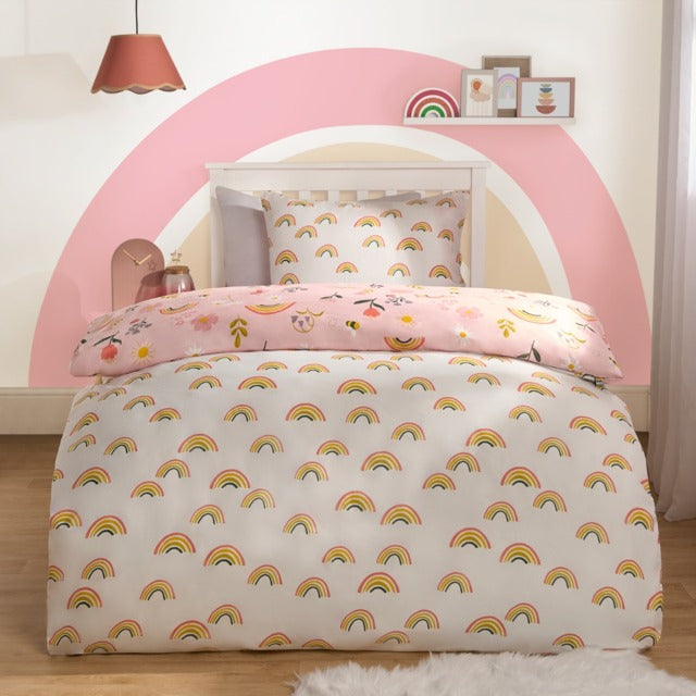 Kids Cartoon Bed-sheet Rainbow