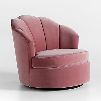 Avery Dusty Mauve Velvet Chair - The Linen House