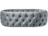Velvet Tufted Bassinet - The Linen House