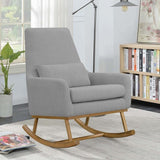 Grey Rocking chair - The Linen House