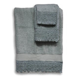 Lace Bath Towels Set - The Linen House