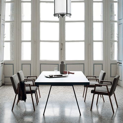 Grey Arm Chair - The Linen House