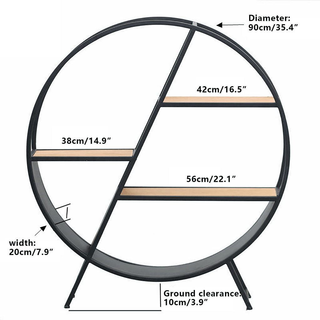 Round Shelf Unit - The Linen House
