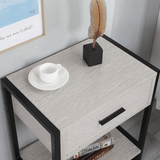 2-Tier Shelf Side Table - The Linen House