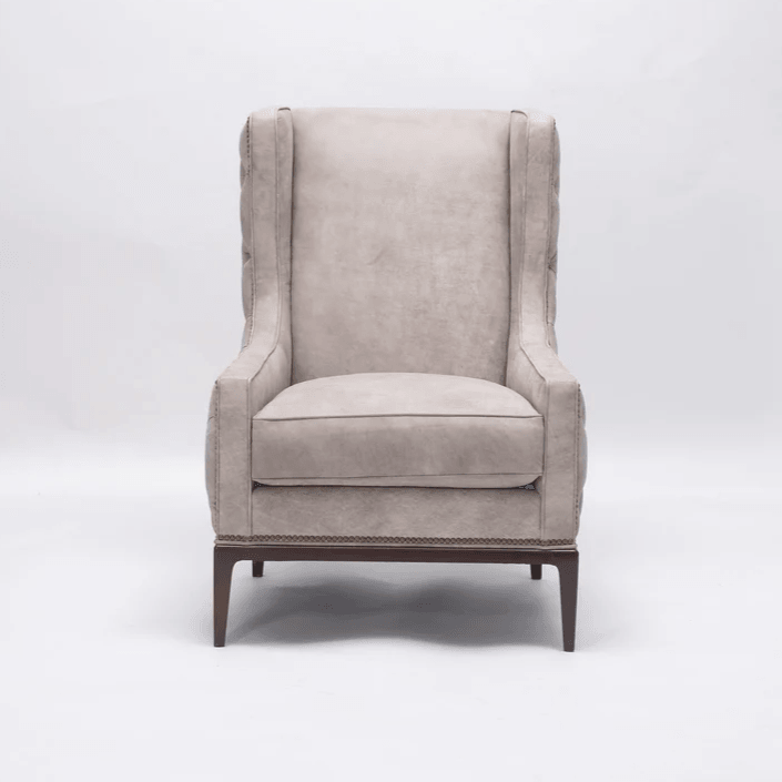 Set Of 2 Velvet Wing Chairs - The Linen House