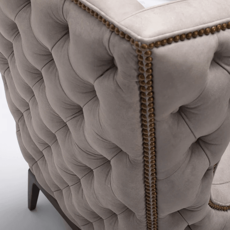 Set Of 2 Velvet Wing Chairs - The Linen House
