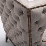 Set Of 2 Velvet Wing Chairs - The Linen House